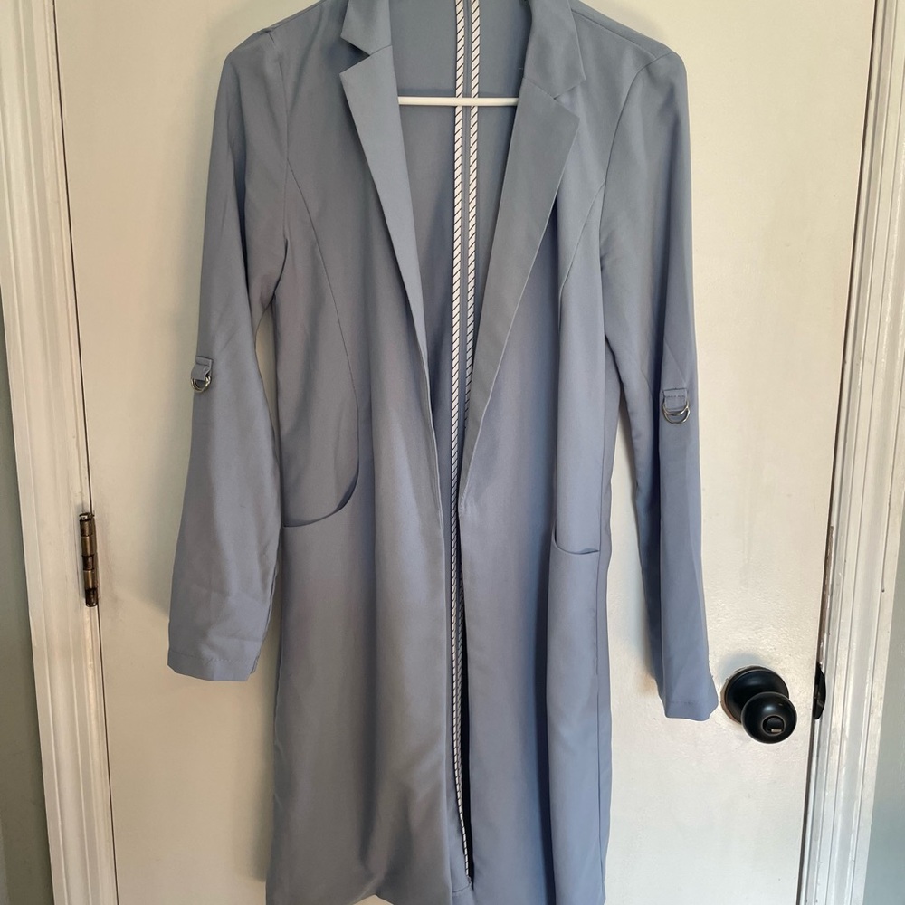 Have Women's Soft Blue Longline Blazer
